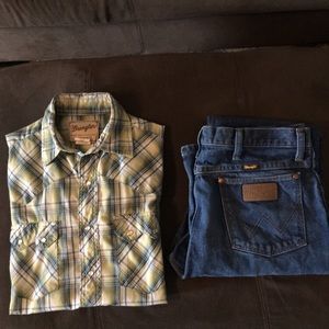 Mens wrangler Bundle medium